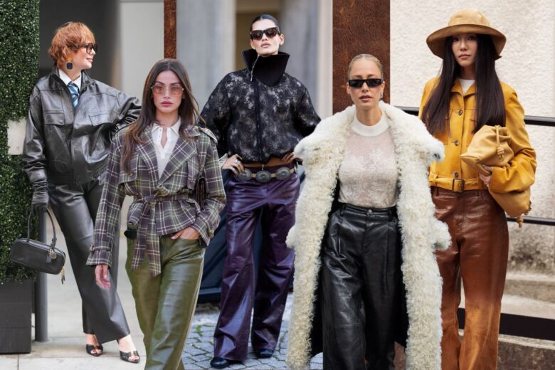 Pantaloni in pelle: 6 look mix & match da provare per l’autunno
