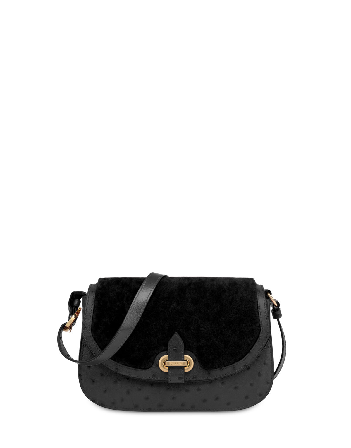 Pollini_Re Archive Fence Bag_Черный