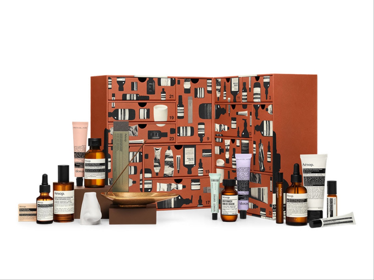 calendario dell’avvento beauty aesop skincare di lusso 2025