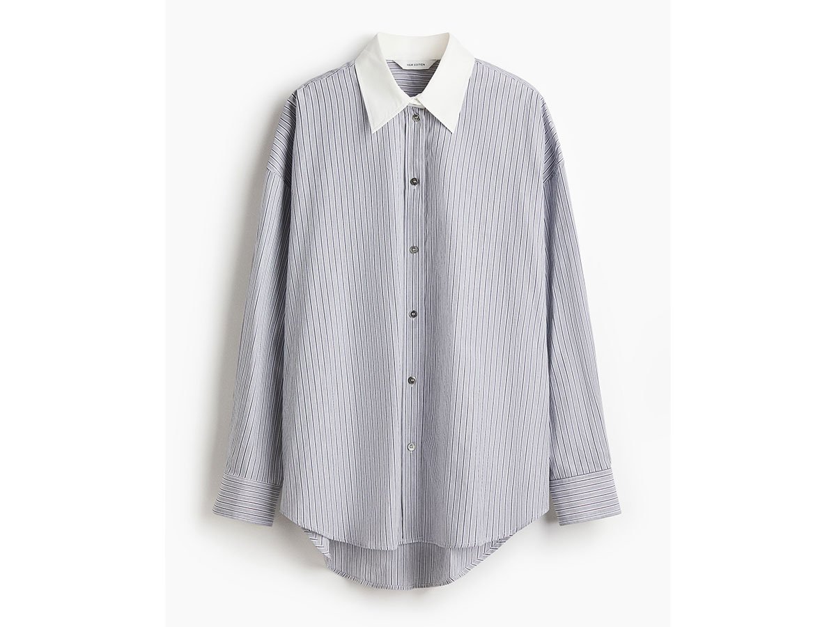 camicia-a-righe-oversize-hm