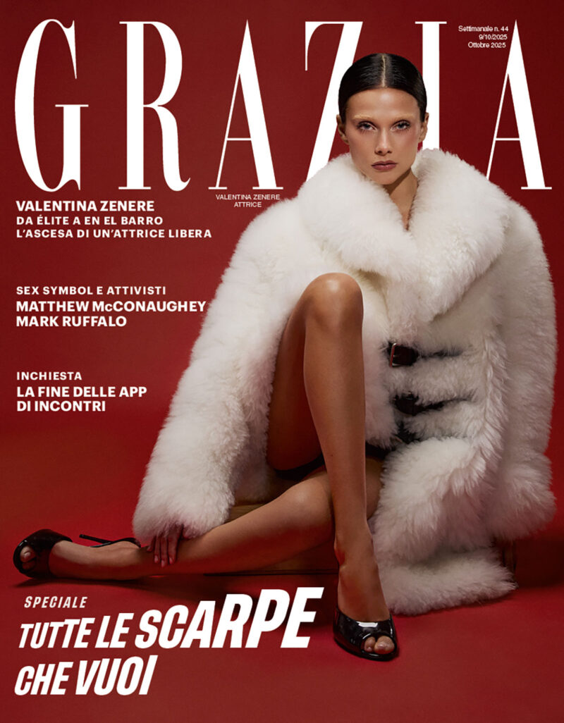 Grazia è in edicola con Valentina Zenere