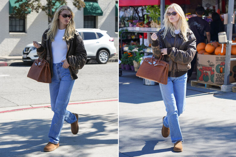 Come abbinare gli UGG? Ce lo mostra Elsa Hosk con un look super!