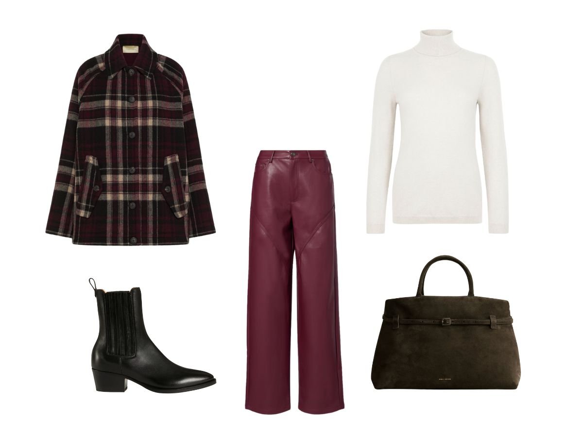 pantaloni in pelle rotate capotto momonì