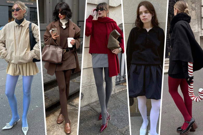 Il segreto per un outfit da vera cool girl? Indossare collant colorati!