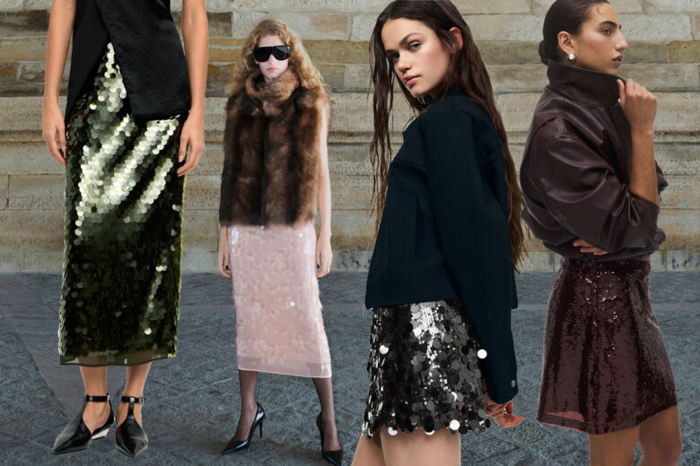 Gonne di paillettes: i modelli perfetti per aggiungere un tocco “sparkling” ai look delle feste e non solo