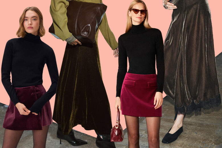Gonne in velluto: i modelli più chic da sfoggiare quest’inverno 