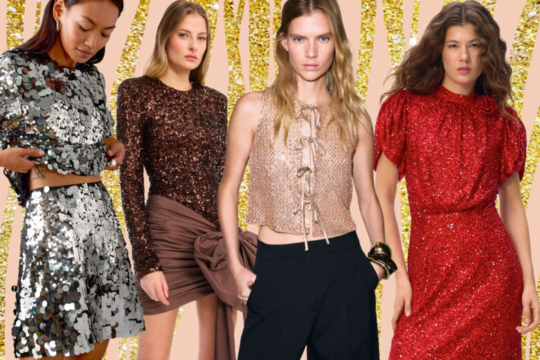 Nella moda autunno inverno 2025 si brilla tutti i giorni con questi capi e accessori di paillettes