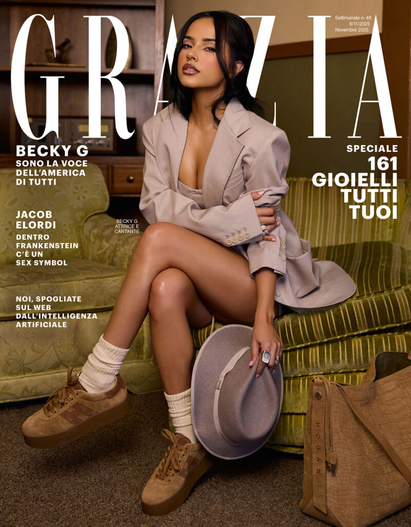 Grazia è in edicola con BECKY G
