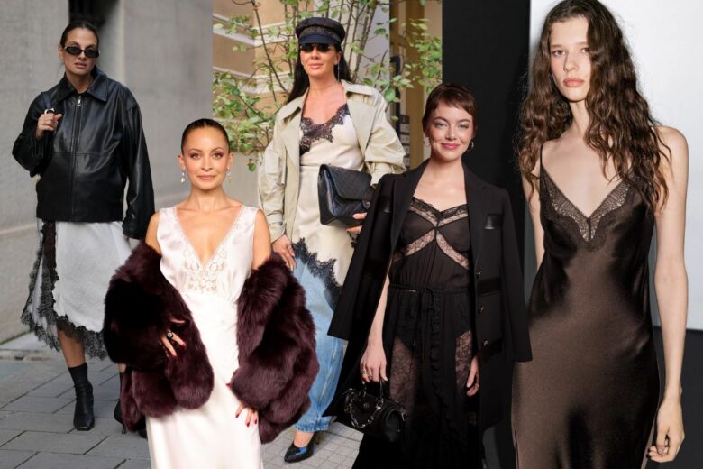 Fuori la lingerie! Dalla gonna sottoveste  ai top in pizzo, l’intimo diventa protagonista del look