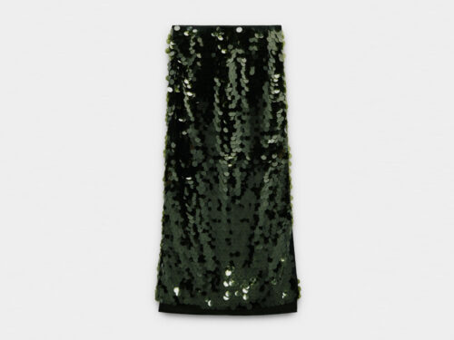 Gonna Corta In Pile Con Paillettes Per Donna – Morbida, Elastica E Scintillante, Perfetta Per Feste E Serate Glamour