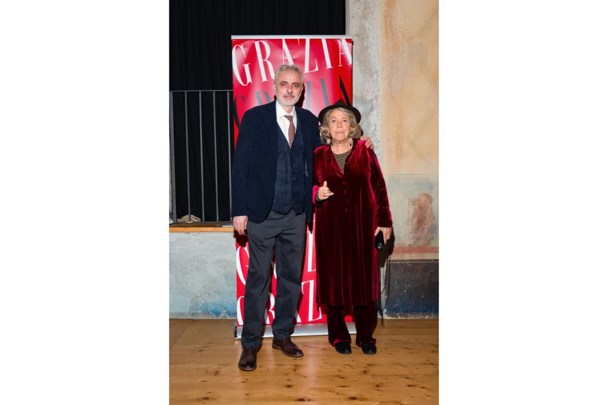 Ruggero Cappuccio con la direttrice del Franco Parenti Andrée Ruth Shammah