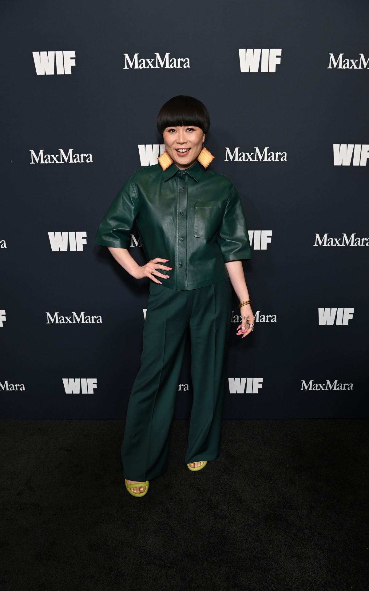 ok Atsuko Okatsuka, wearing Max Mara, attends the 2025 WIF Honors Presented By Max Mara