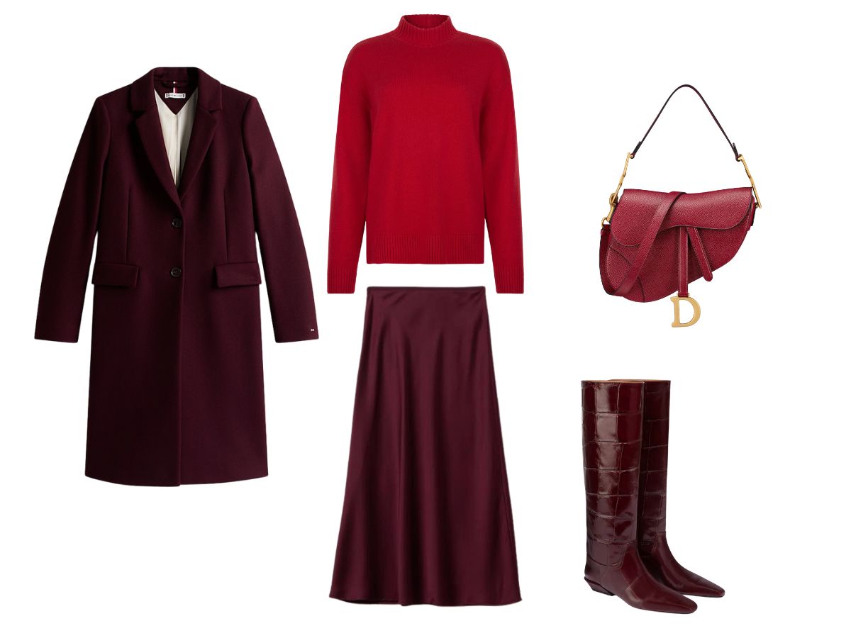 rosso ciliegia e bordeaux