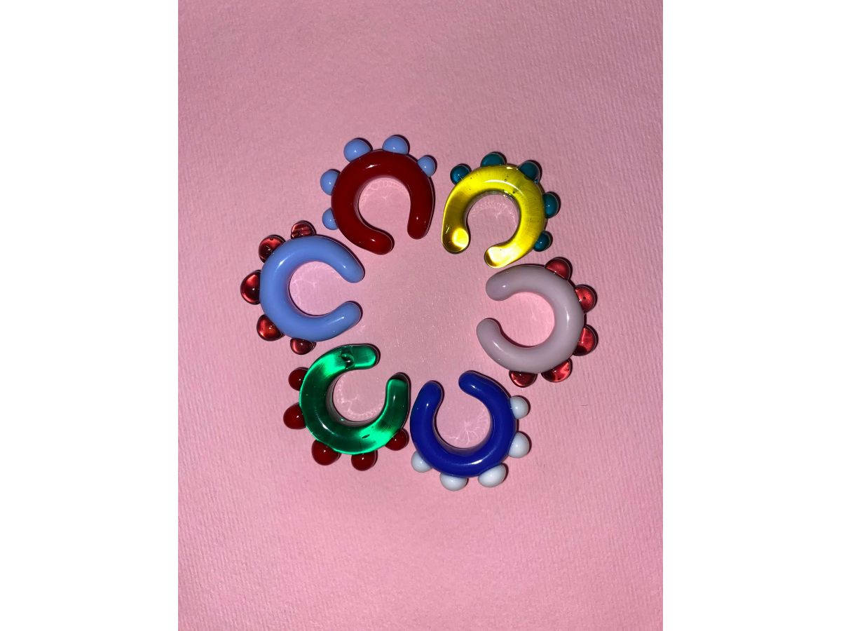 earcuff colorati di the m venezia