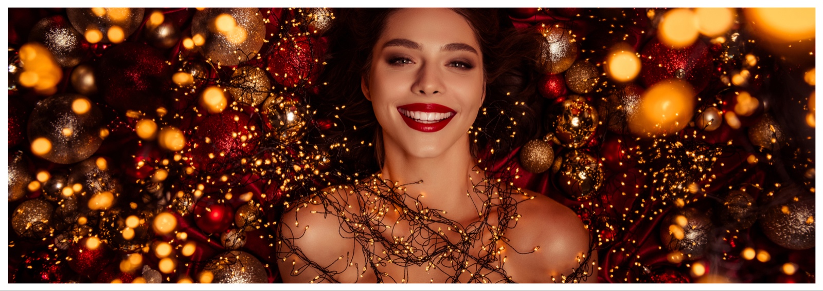 trucco scintillante feste make up natale glitter luminoso bellissimo cover desktop