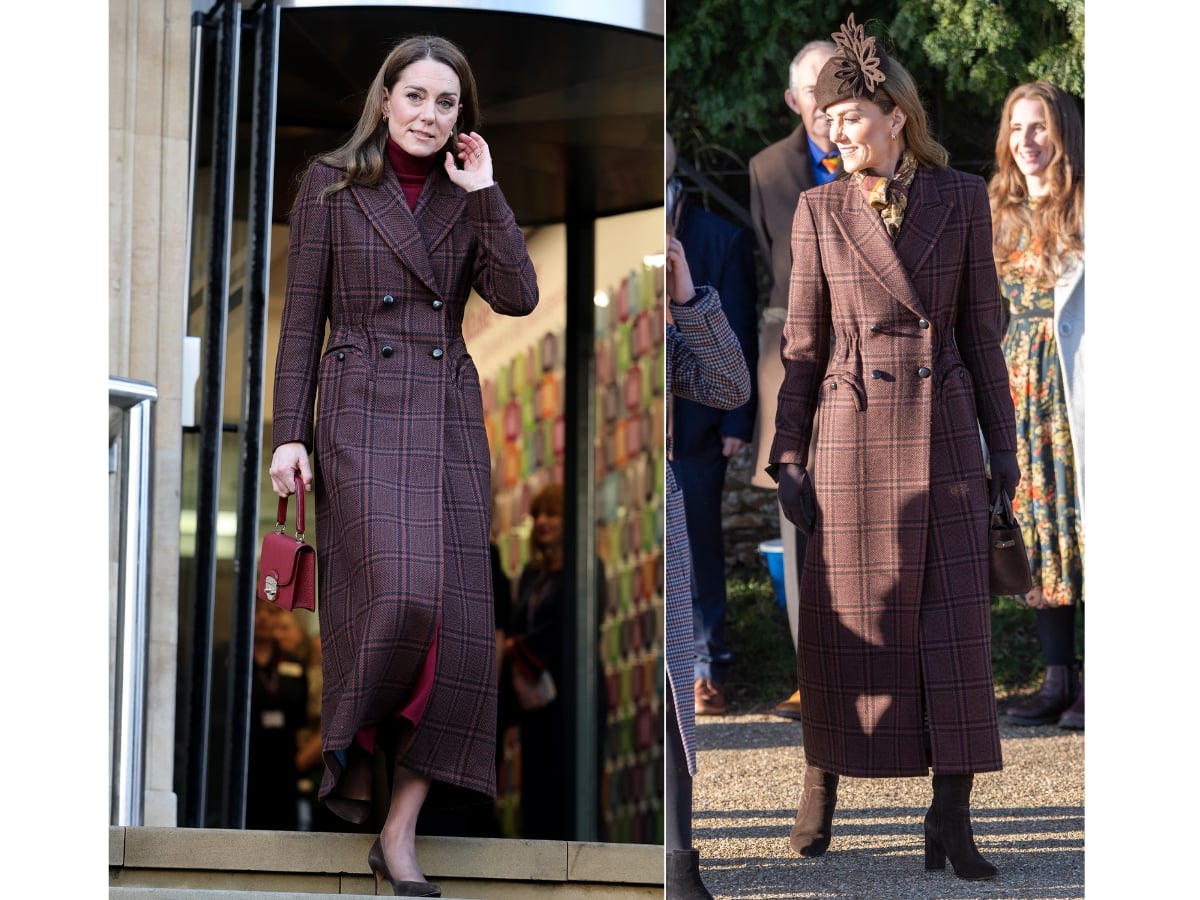 Кейт Миддлтон яркое пальто
