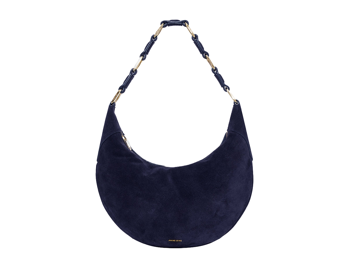 Borsa a spalla Contemporary Hobo piccola in pelle | Giallo | Patrizia Pepe