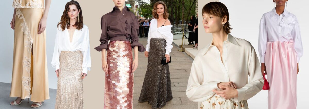 DESK camicia e gonna lunga cerimonia