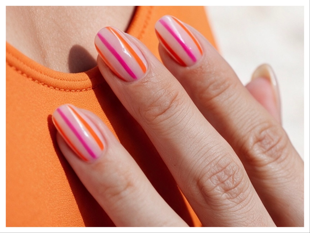 unghie a righe trend nail art cabana stripes cover 01