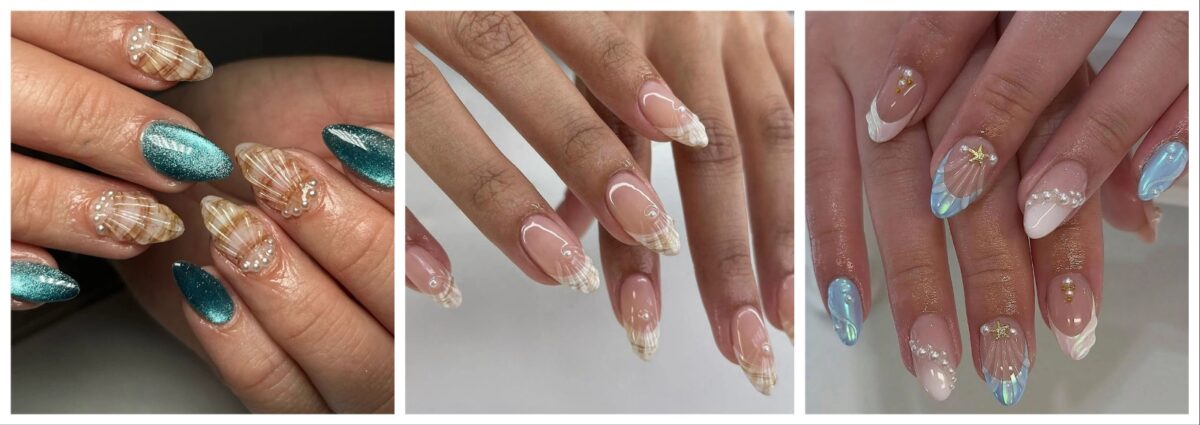 unghie conchiglie nail art tendenza estate seashell cover dekstop