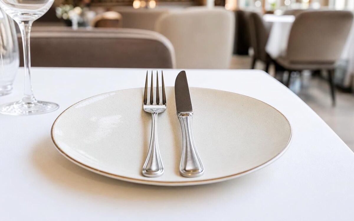 Posate sul piatto al ristorante: quel gesto che tutti facciamo ha un significato preciso che quasi nessuno conosce