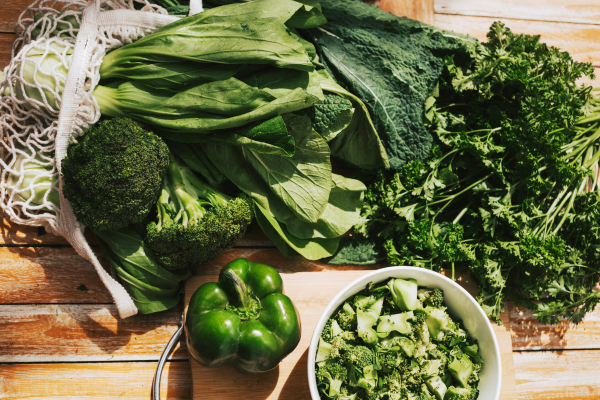 verdure foglia verde