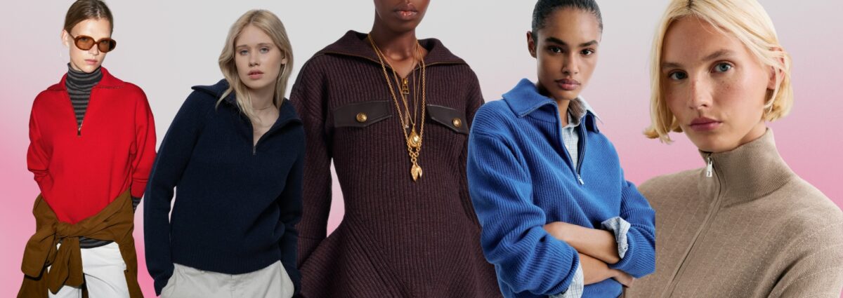 DESK maglione quarter zip