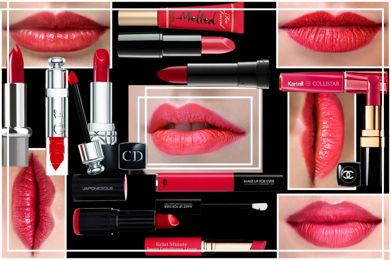 Rossetti rosso fragola: il trucco labbra per l’Estate 2015